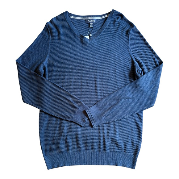 NWT Men's Jos. A. Bank Sweater Blue Tailored Fit Size XLT - Picture 2 of 8